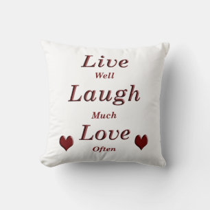 Live-Laugh-Liebe Kissen