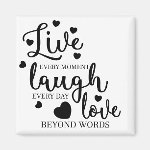 Live-Laugh-Liebe Magnet