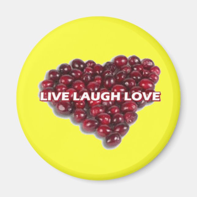 Live-Laugh-Liebe Magnet 1 (Vorne)