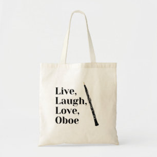 Live Laugh Liebe Oboe Zitat Oboist Tragetasche