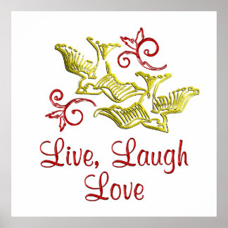 LIVE LAUGH LIEBE POSTER