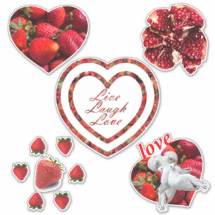 Live-Laugh-Liebe-Set Aufkleber