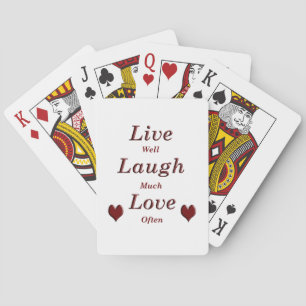 Live-Laugh-Liebe Spielkarten