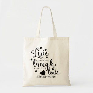 Live-Laugh-Liebe Tragetasche