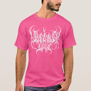 Live-Laugh-Liebe - Typografie von Todesmetall T-Shirt