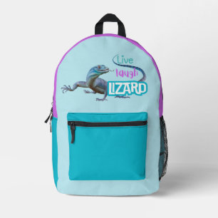 Live Laugh Lizard Bedruckter Rucksack