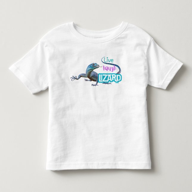 Live Laugh Lizard Kleinkind T-shirt (Vorderseite)