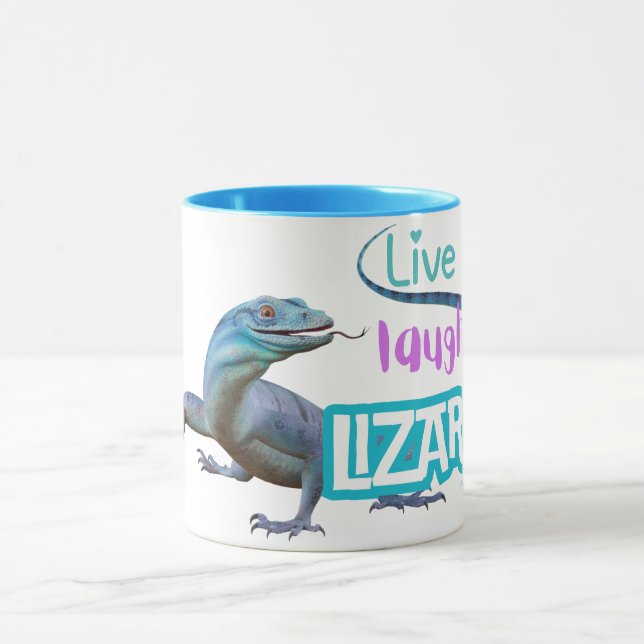 Live Laugh Lizard Tasse (Zentrum)