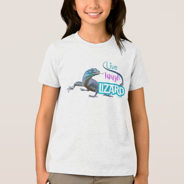 Live Laugh Lizard Tri-Blend Shirt (Vorderseite)