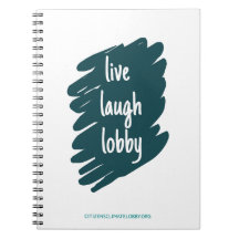Live Laugh Lobby-Notebook