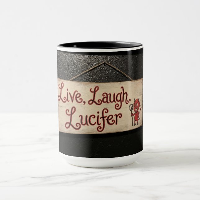 Live, Laugh, Lucifer Tasse (Zentrum)