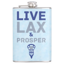 Live LAX und Prosper Lacrosse Flask