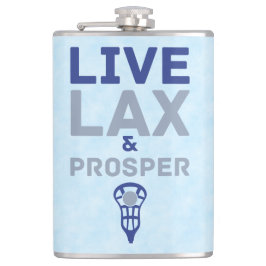Live LAX und Prosper Lacrosse Flask Flachmann