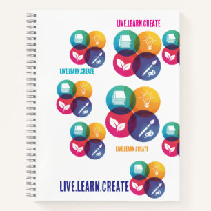 Live.Learn.Create Notizbuch