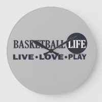 Live-Liebe Basketballspiel Blauer Text