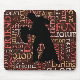 Live Liebe Dance - Ballroom Couple Mousepad