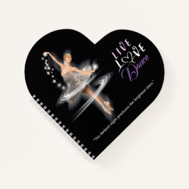 Live, Liebe, Dance Journal Notizbuch