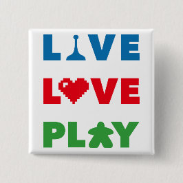 Live, Liebe, Farbton wiedergeben Button