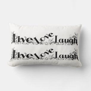 LIVE LIEBE LAUGH Design Schlafzimmer oder Couchkis Lendenkissen