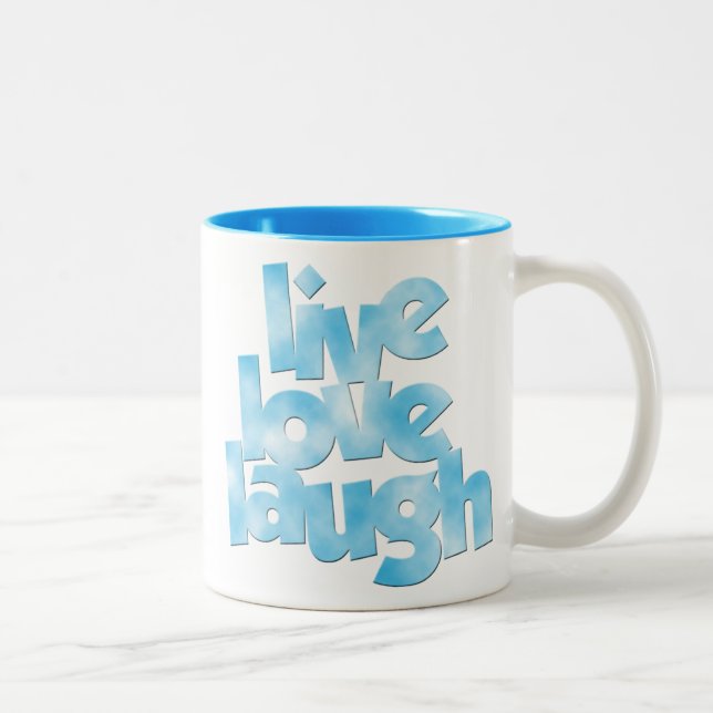 Live Liebe Laugh Tasse (Rechts)