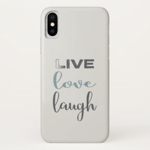 Live-Liebe Laugh Typografy Case-Mate iPhone Hülle