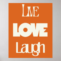 Live-Liebe Laugh Typografy | Inspirierend