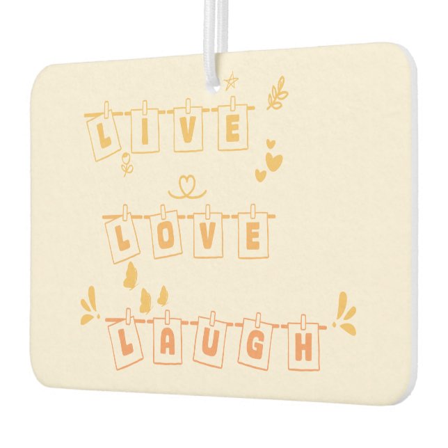 Live-Liebe Lauschen Niedlich Notedry Air Freshener Autolufterfrischer (Links)