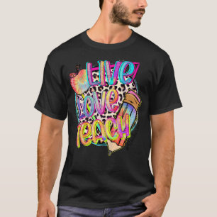 Live-Liebe Lehrer für das Leben von Apple Lehrer 1 T-Shirt
