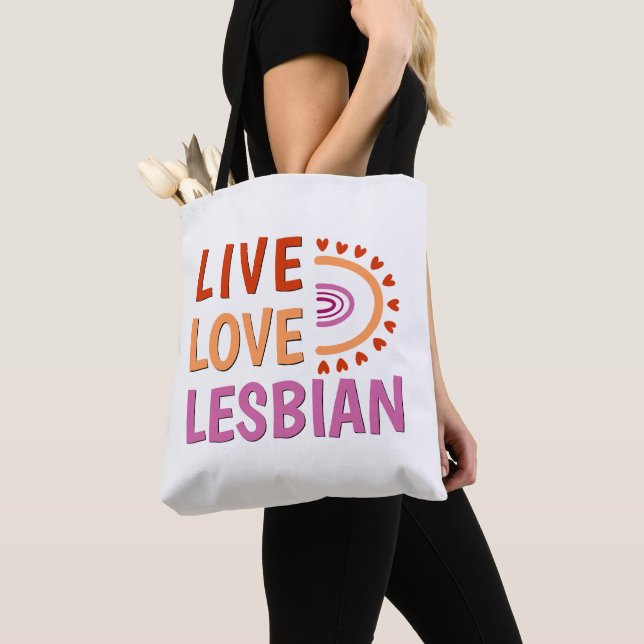 Live Liebe Lesbian feiert Diversity boho Regenboge (Von Nahem)