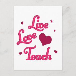 Live-Liebe Postkarte