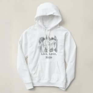 Live, Liebe, Reiten Hoodie