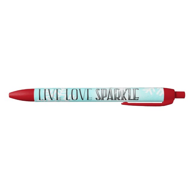 "LIVE LIEBE SPARKLE" KUGELSCHREIBER (Unterseite)