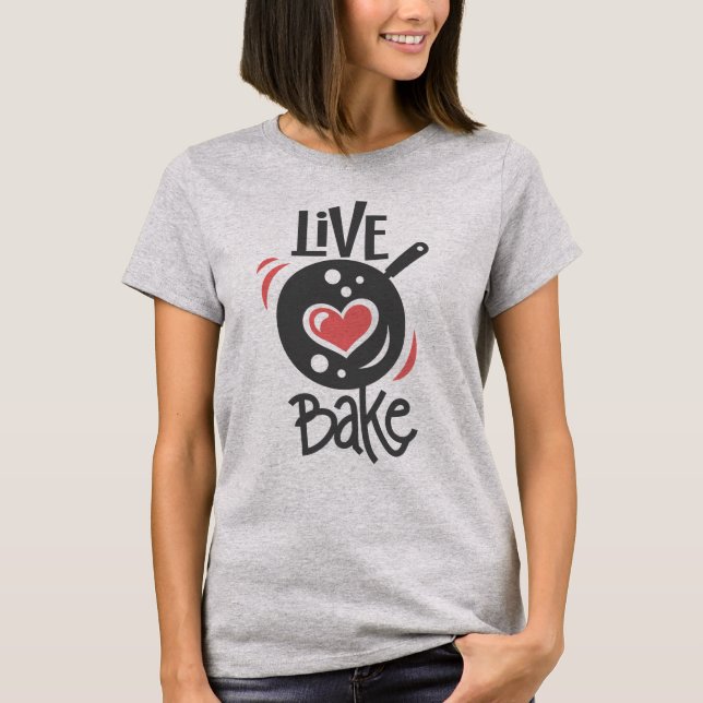 Live-Liebe T-Shirt (Vorderseite)