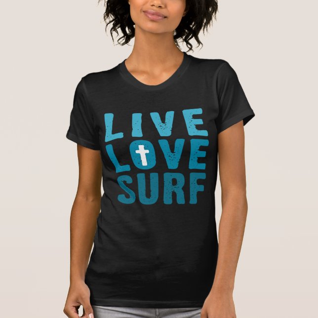 Live-Liebe T-Shirt (Vorderseite)