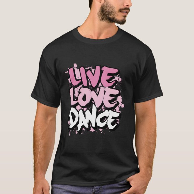 Live-Liebe T-Shirt (Vorderseite)