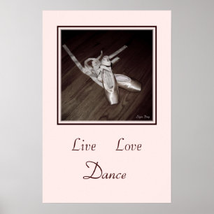 "Live, Liebe, Tanz, Poster" Poster