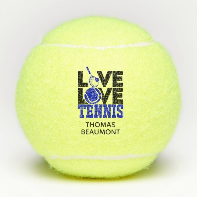Live-LIEBE Tennisbälle (Vorderseite)
