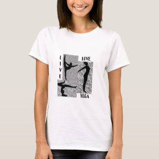 Live-Liebe-Yoga T-Shirt