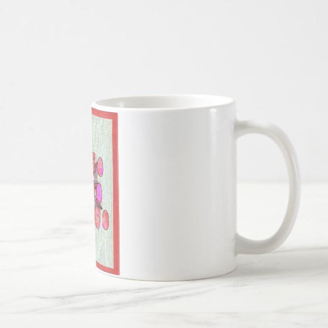 "Live Life Large" Art Print Kaffeetasse (Rechts)