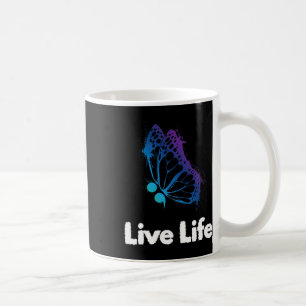 Live Life Semicolon Liebe und Unterstützung Suizid Kaffeetasse