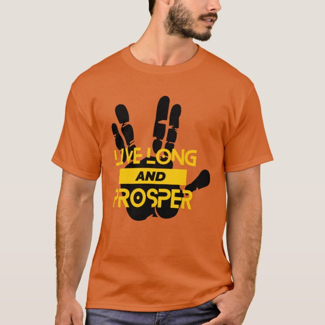 Live Long Prosper Salute T-Shirt (Vorderseite)