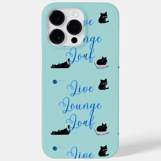 Live Lounge Loaf Katzen Case-Mate iPhone Hülle (Rückseite)