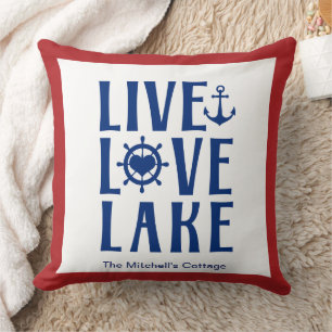 Live Love Lake - Nautisches Bootsanwesen am See Kissen