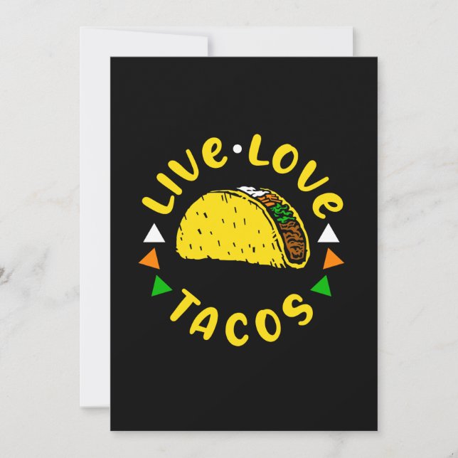 Live Love Tacos Youth Save The Date (Vorderseite)
