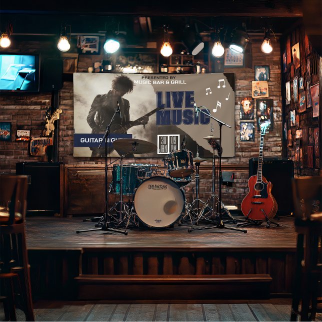 Live Music Bar & Grill Banner (Von Creator hochgeladen)