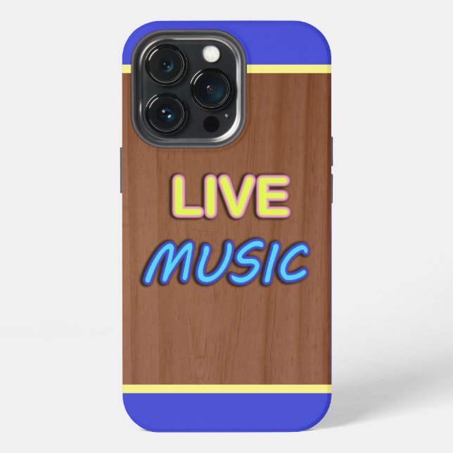 Live Music iPhone Hülle (Hinten)