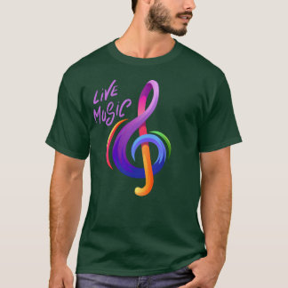 Live-Musik Musik und Kunst T-Shirt Junge