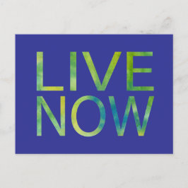 Live Now Inspiration Postkarte