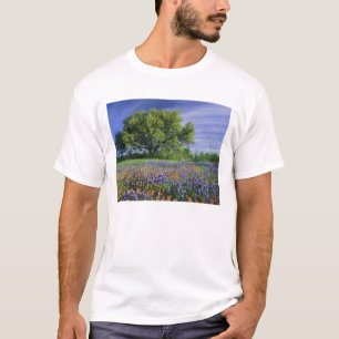 Live Oak und Texas Paintbrush und Texas T-Shirt