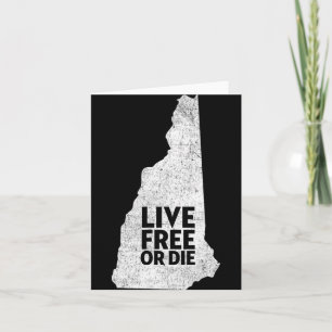 Live Or Die Shirt - New Hampshire Shirt Nh Karte